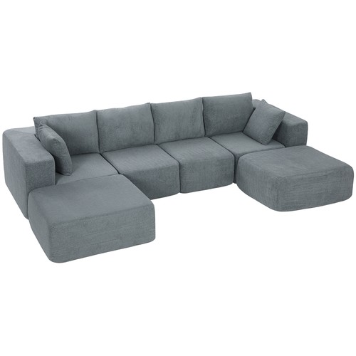 Homcom divano modulabile - divano,