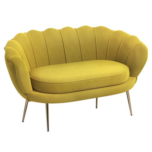 Homcom divano vintage posti - divano, 2