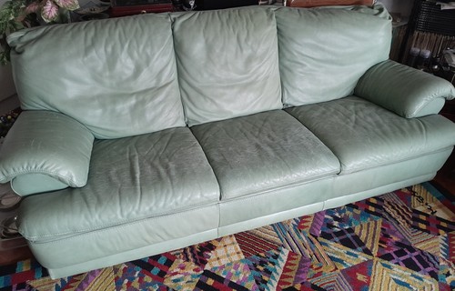 Set divani pelle - divani, vintage