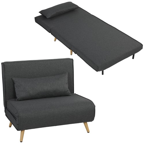 Homcom poltrona letto - in, 1