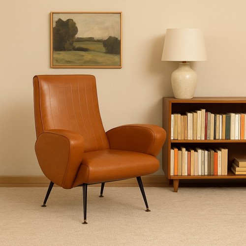 Piccola poltrona vintage - piccola,