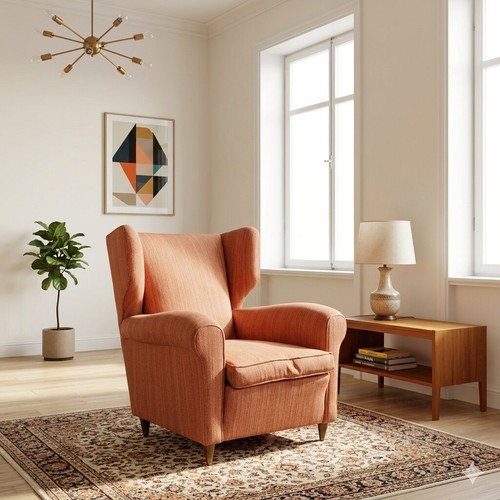 Poltrona bergère vintage - poltrona,
