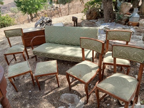 Antico elegante divano con - ed,