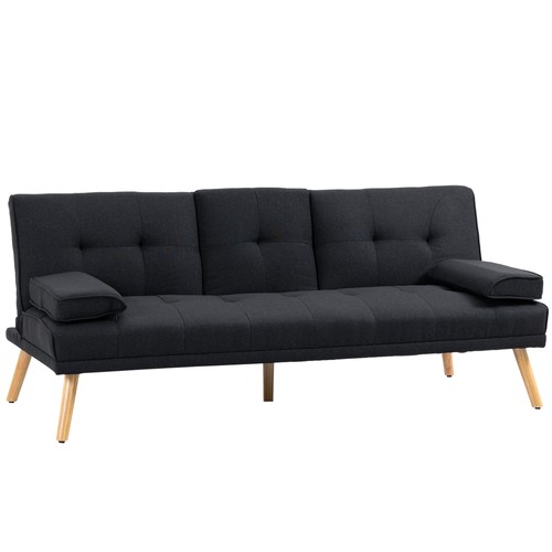 Homcom divano letto posti - divano, 3