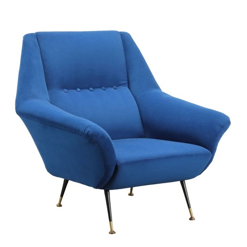 Poltrona vintage tessuto - poltrona,